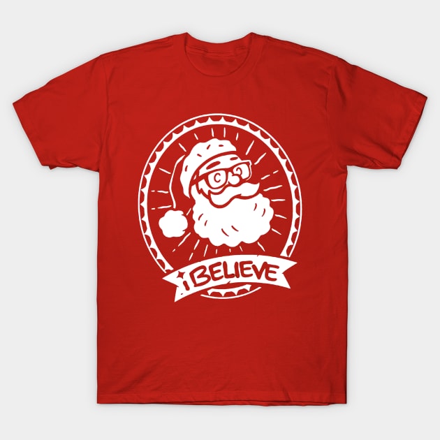 I Believe  Christmas T-Shirt by inkelelowor